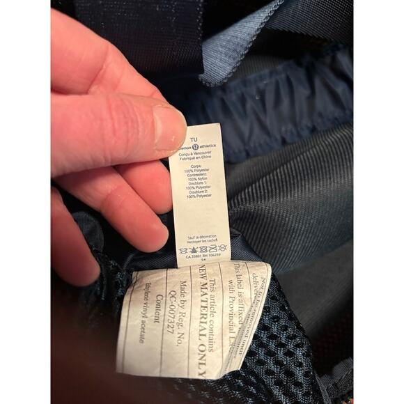 Lululemon Hot Mesh Tote bag Navy Blue Gym Beach Commuter Travel  large handbag - Picture 14 of 14